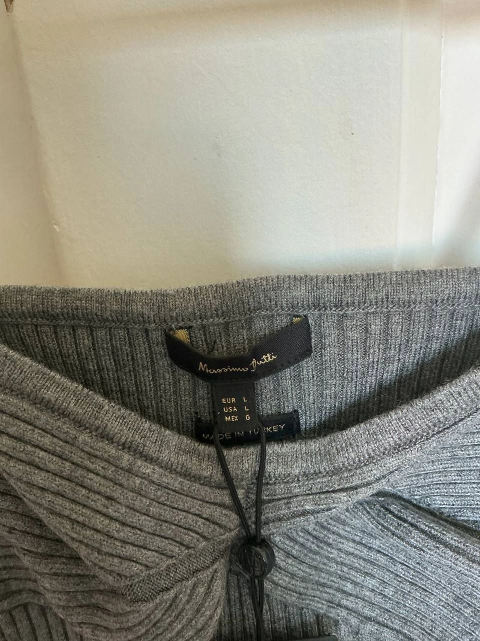 Massimo Dutti Women's Grey Top Size 40 – photo 3
